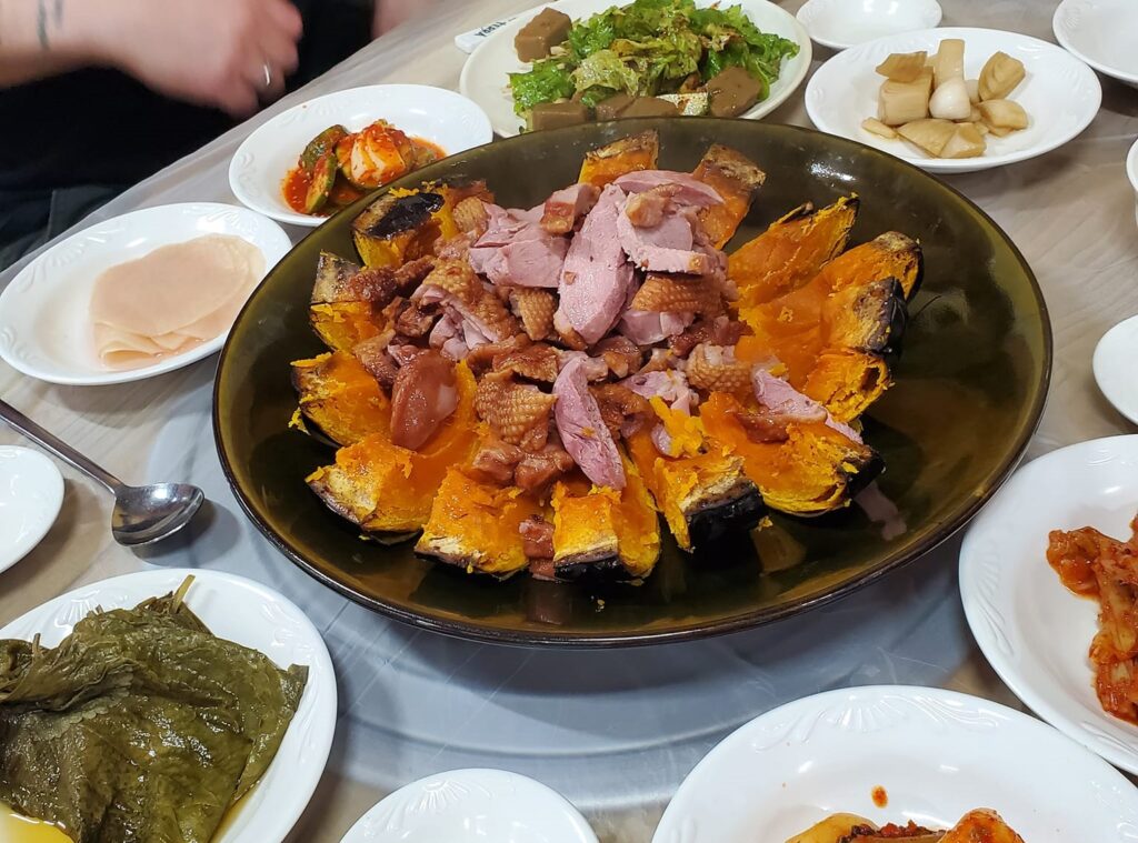 pumpkin duck in pyeongtaek