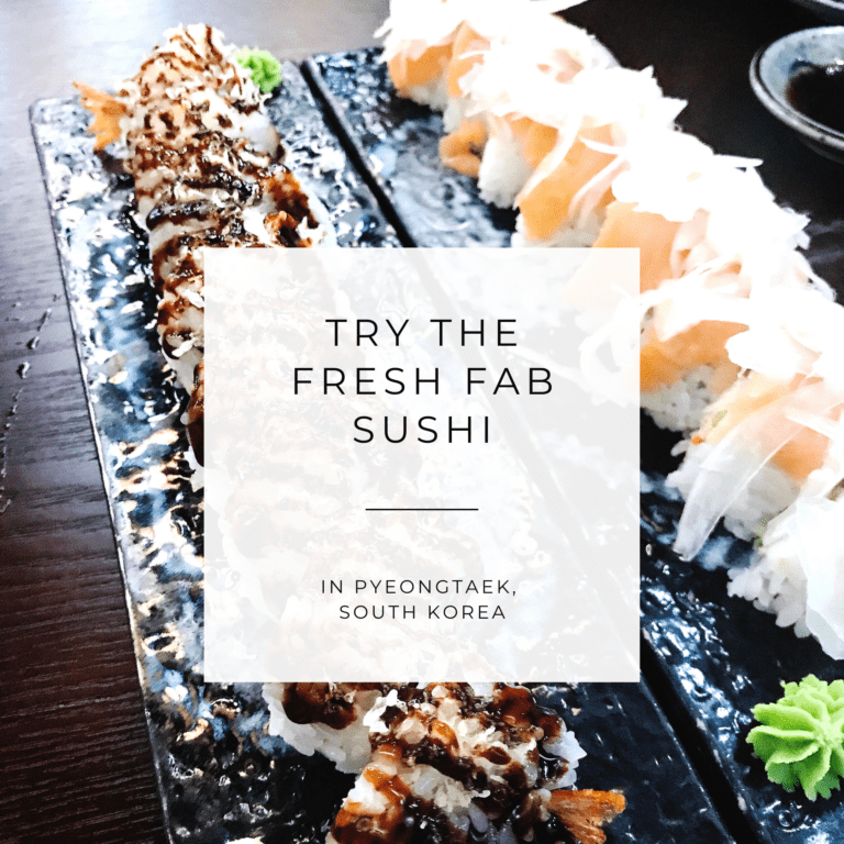 Pyeongtaek South Korea Sushi