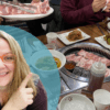 Korean galbi restaurant featuring meat and side dishes.