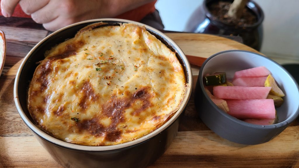 moussaka at best greek restaurant in korea