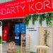 Handarty Korea craft fair entrance at COEX Convention Center in Seoul with handmade furniture displays and author Ara Ko Lopez.