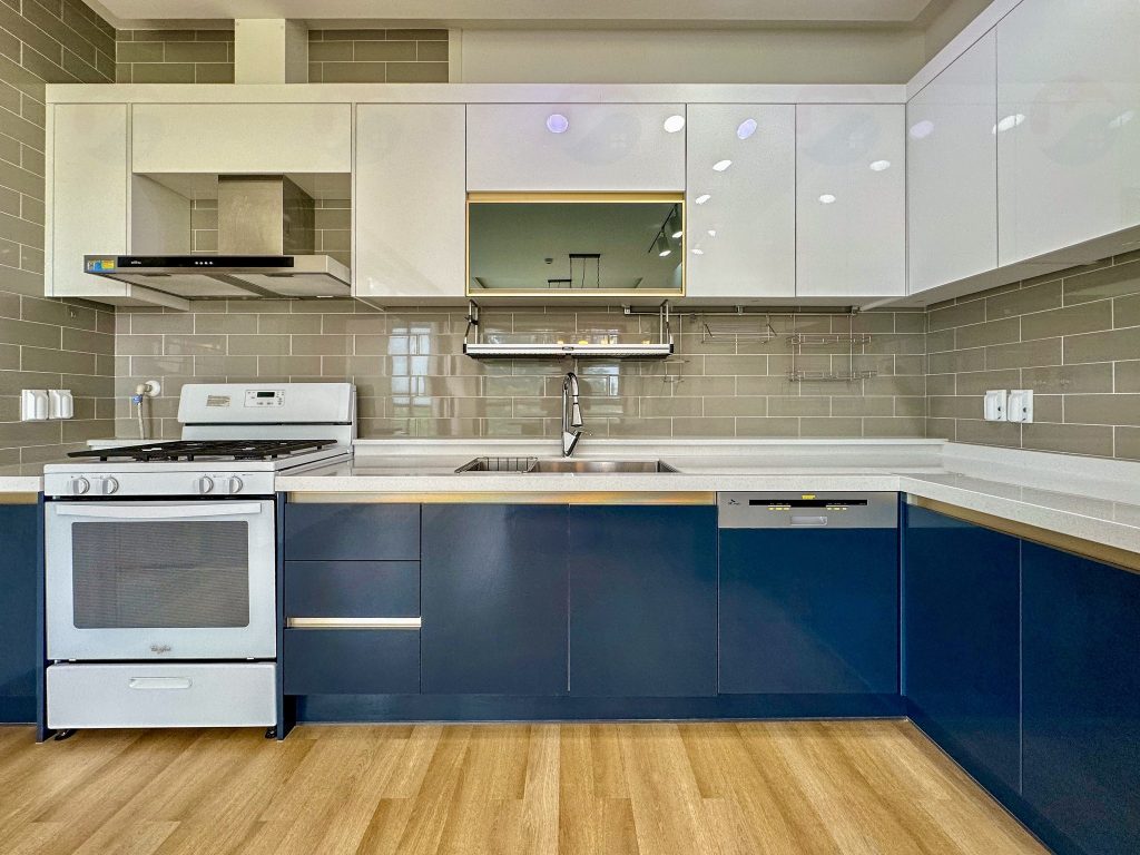 kitchen in off installation home