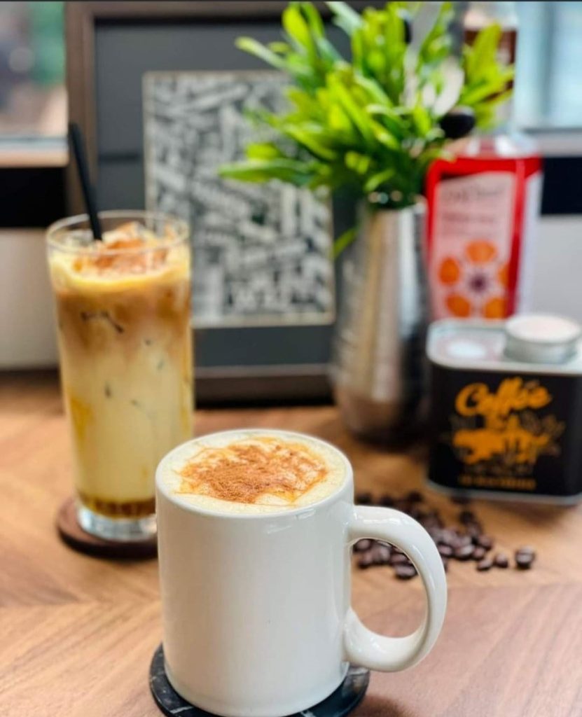 Pumpkin spice latte hundreds lounge